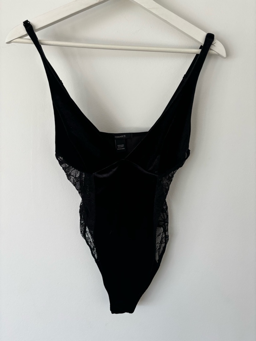 Forever 21 Black Velvet Body